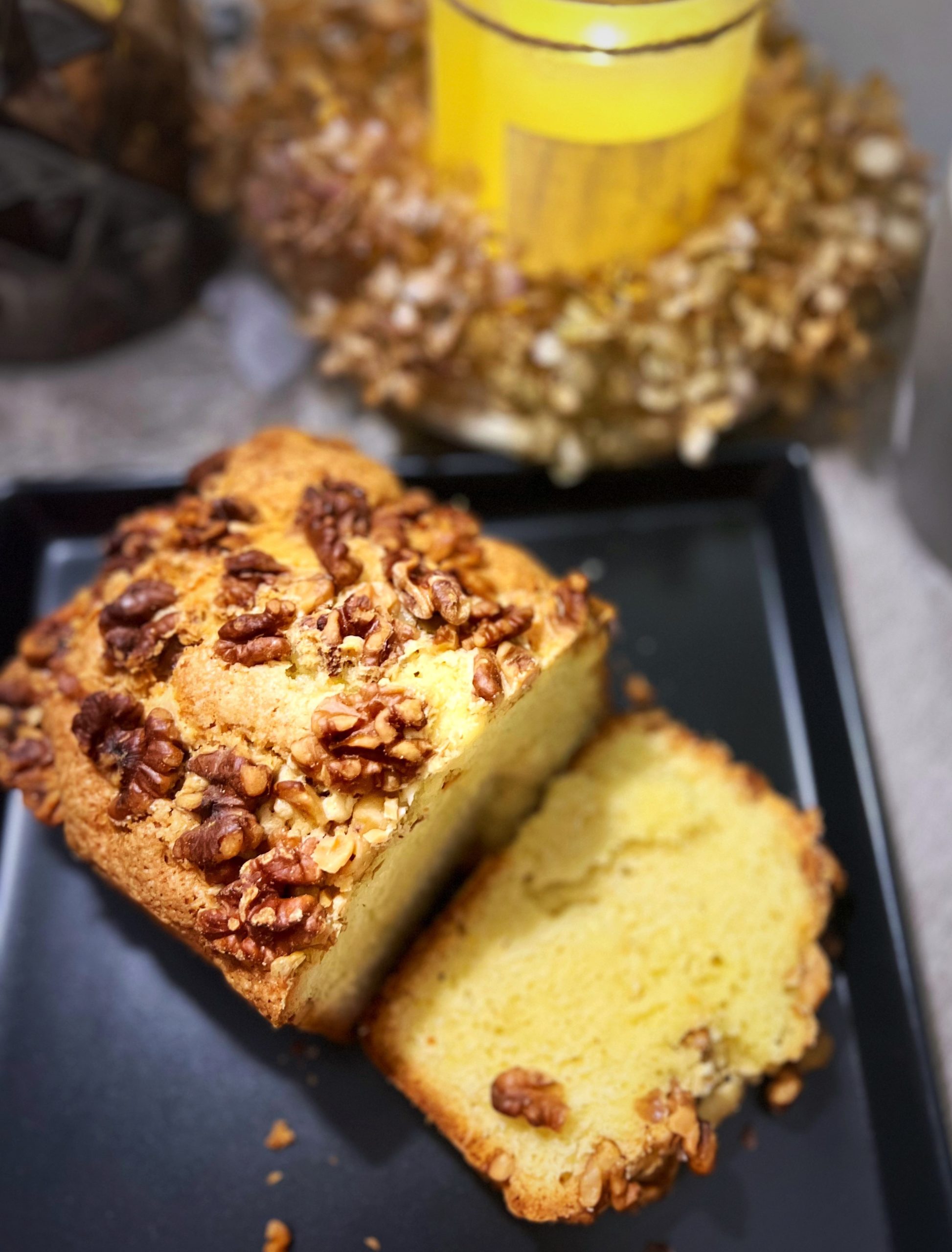 Vanilla Walnut Tea Cake