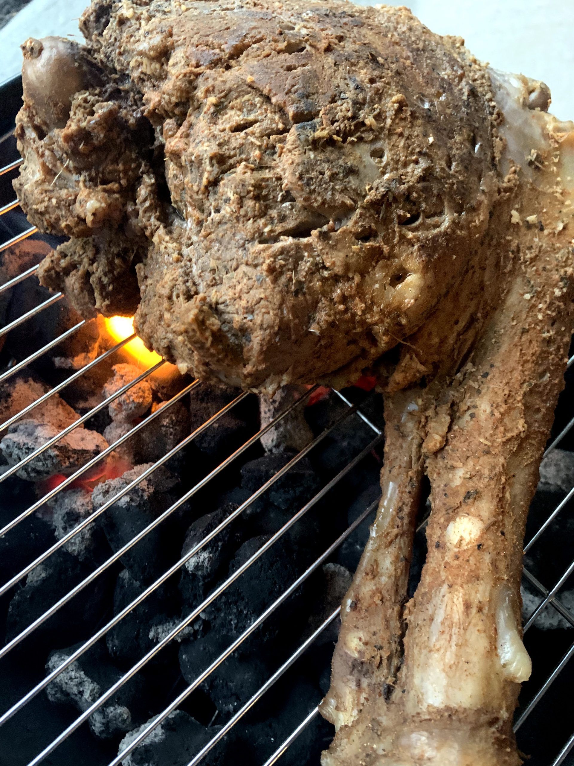 BBQ Lamb Leg